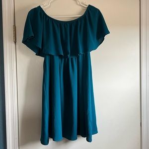 Off the shoulder short dress